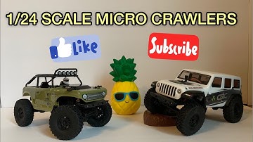 Axial SCX24 Jeep Wrangler & SCX24 Deadbolt Unboxing & Test Crawl!