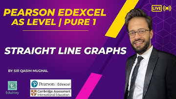 Edexcel AS Level || Pure Math 1 || Ch: 5 Straight Line Graphs || Lecture by Sir Qasim || Edulaxy