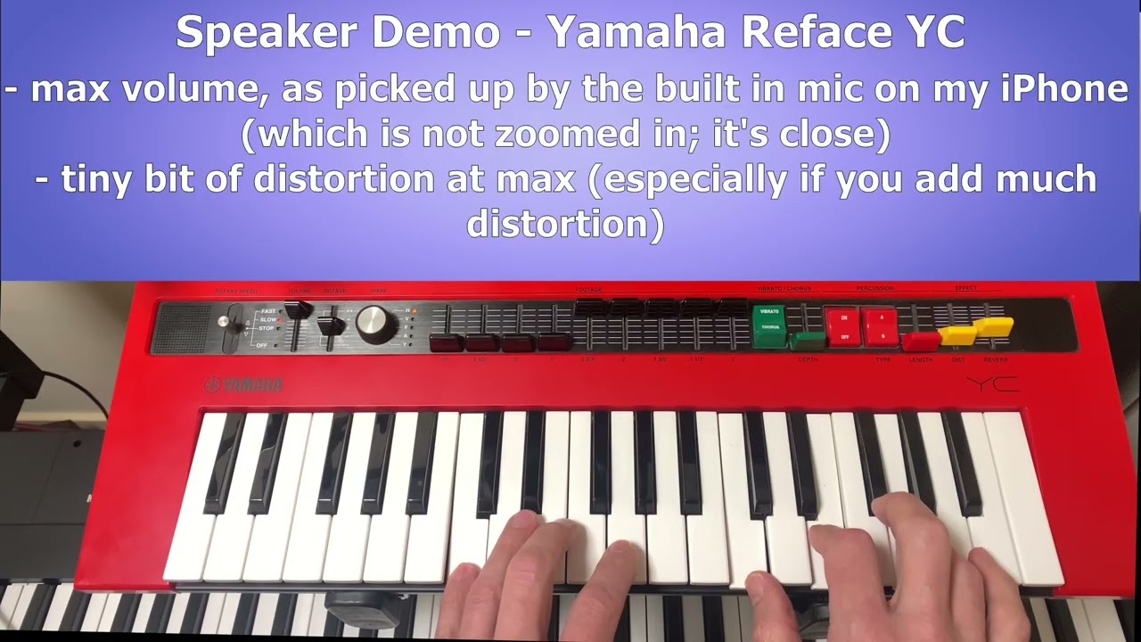 Yamaha Reface YC Review - Arranger AND Stage Piano - Piano Tone