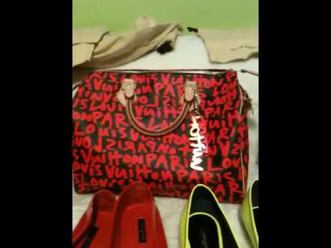 MY AUTHENTIC LOUIS VUITTON STEPHEN SPROUSE COLLECTION - YouTube