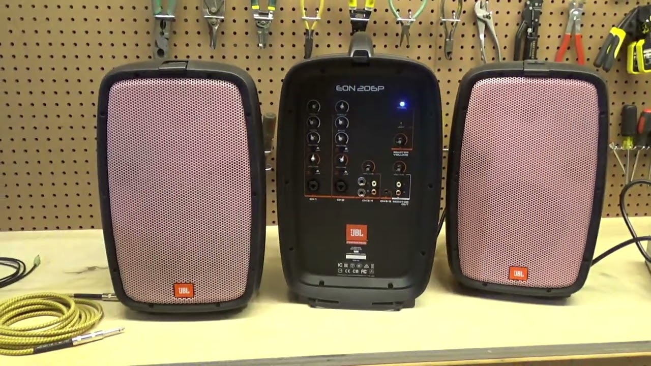 JBL Professional EON206P Portable All-in-One 2-way PA System with