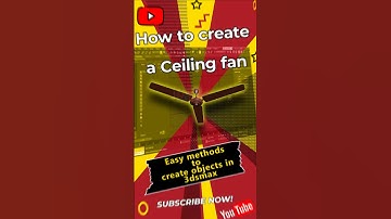how to create a ceiling fan in 3dsmax #trcacademy #3dsmax #3dmodelling #ceilingfan #3dmodelling