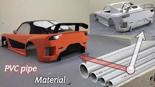 kali ini Membuat body mobil RC  |  model Mazda RX7 veilside. tanpa interior..