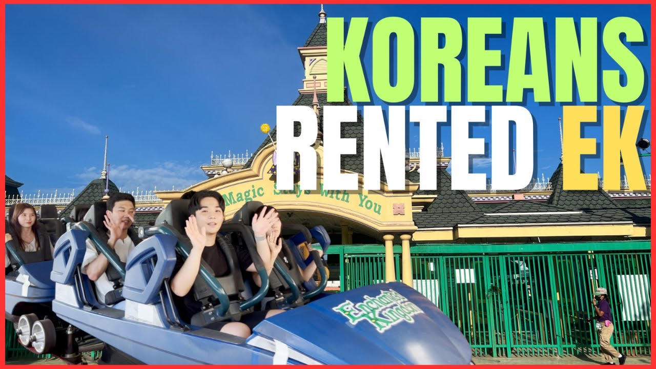 Koreans Experiencing Enchanted Kingdom for the First Time