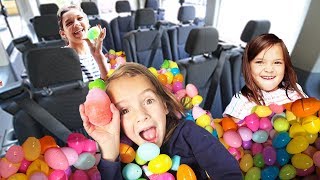 We filled the VAN with THOUSANDS of EASTER EGGS! First to find THEIR Easter EGG WINS!!!