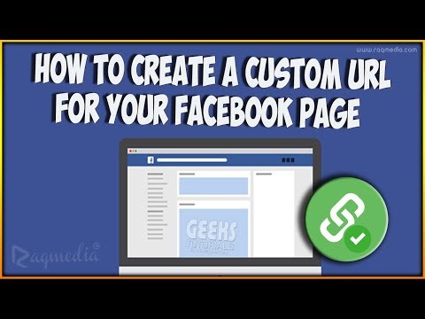 How To Create A Custom URL For Your Facebook Page