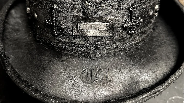 Handcrafted  Skull Top Hat for CC of Black Veil Brides #hatmaker #skull #heavymetal #blackveilbrides