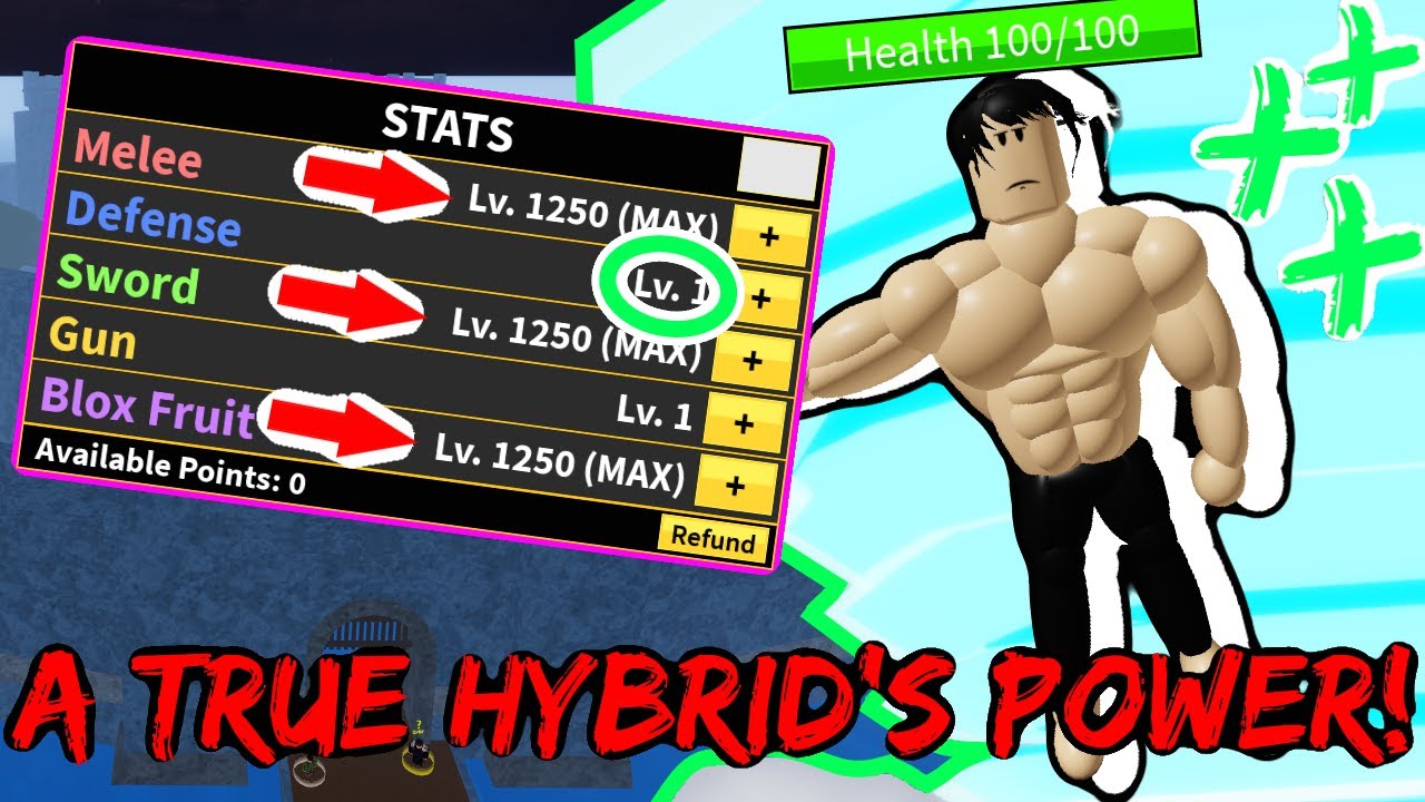 Anyone know any hybrid builds or combos I can try (stats in comments) : r/ bloxfruits