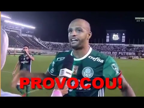 Felipe Melo provoca Torcida do Santos após jogo: "Nunca vi caldeirão com 5 mil"