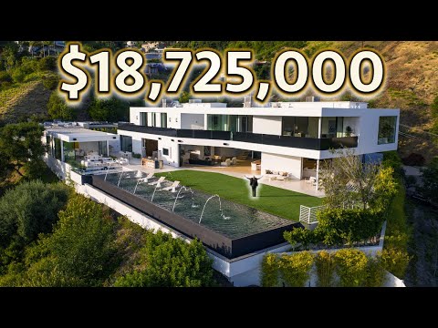 Video: Villa Modern yang Indah dengan Detail Menarik Mata di Hollywood Hills