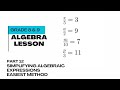 Simplifying In Algebra EASIEST METHOD: Grade 8 & 9 Algebraic Expressions, Part 12