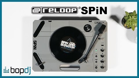 Reloop SPIN Portable Turntable Talk-Through | Bop DJ