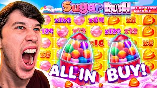 MY ADDICTION TO SUGAR RUSH MADE ME GO ALL IN!! ($1000 BONUS BUY)