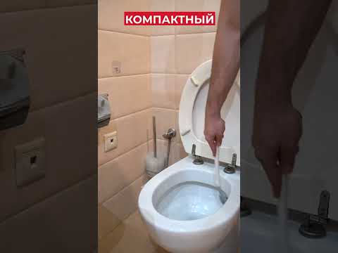 Бесконтактный ершик для туалета подвесной с крючком