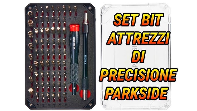 Precision bits Tool screwdriver. 66 14.99. Lidl Parkside small Piece Special € YouTube Set screws -
