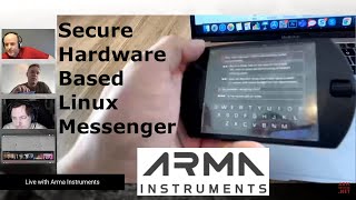 Secure Linux Messenger: Arma Instruments G1 Secure Communicator screenshot 1