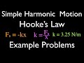 Hooke's Law and Spring Constant Quiz