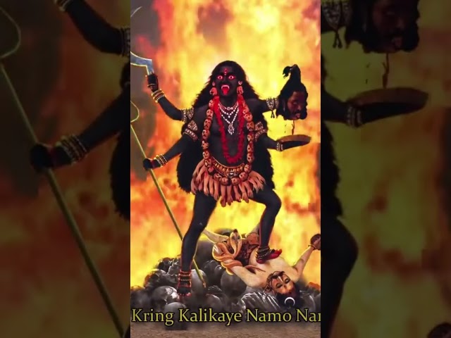 Kali mantra that will destroy evil eye & enemies! #mantras #kalimaa #manifesting #blackmagic #evil class=