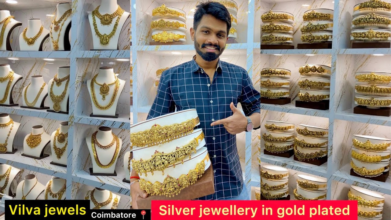 Vilva jewels | Silver jewellery in gold plated | oddiyanam Specialist ...