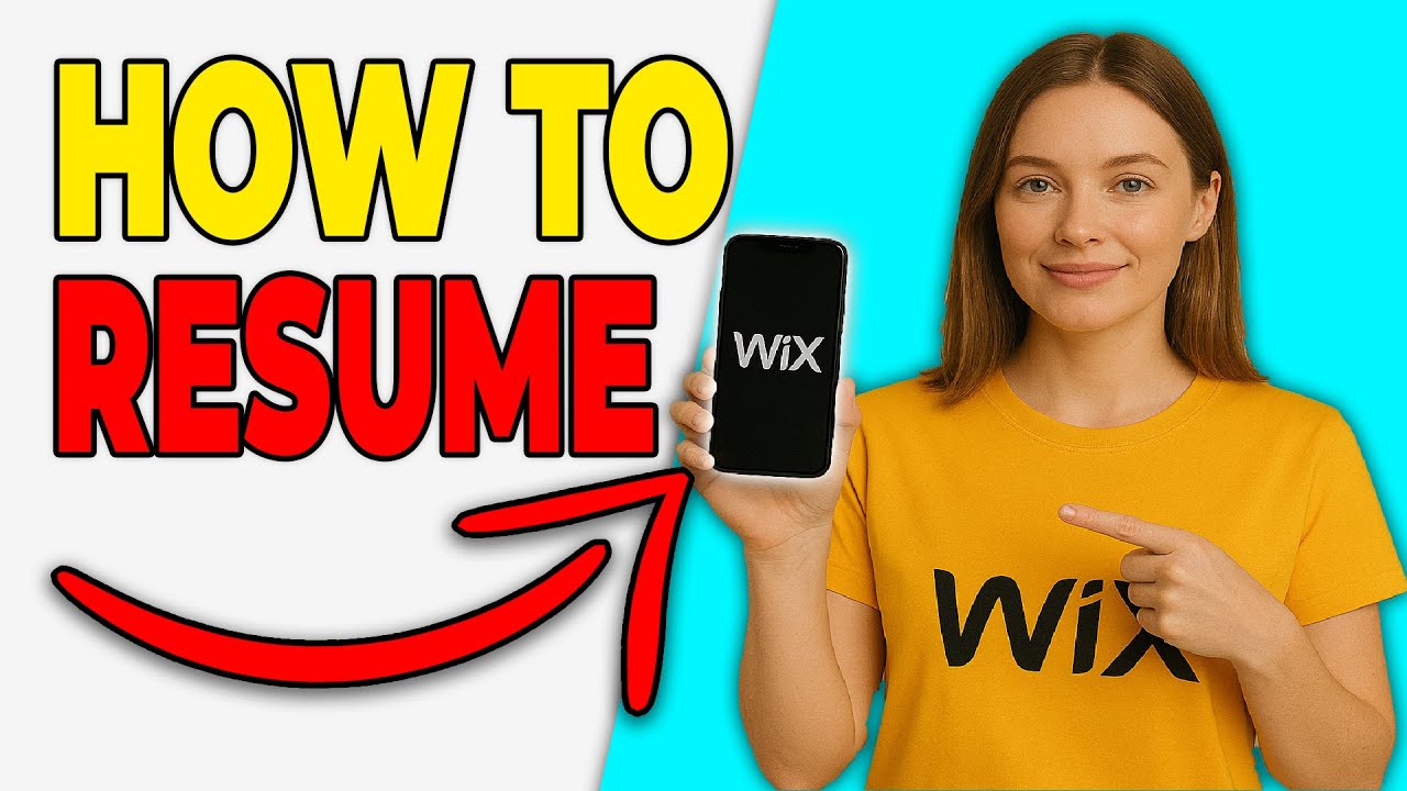 Как создать сайт-резюме в Wix [Личный бренд]