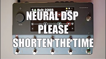 Quad Cortex Boot Time Test & Unboxing@NeuralDSP