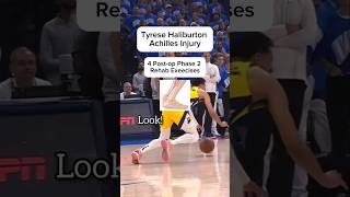 Tyrese Haliburton Achilles Injury Phase 2 Rehab Exercises#rehab #physicaltherapy #achilles #injury