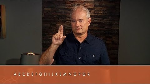 Learn and Master Sign Language - Tip 04 - Finger Spelling