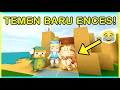 ENCES PUNYA TEMEN BARU!! EHH.. MALAH DIA KESEL SENDIRI HAHA.. (Mini World Block Art Survival Eps.4)