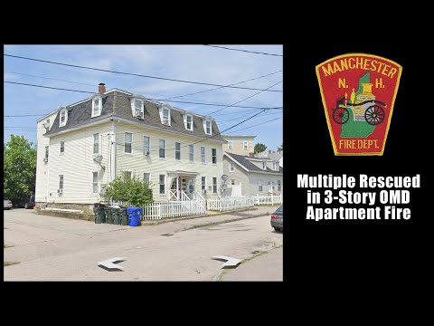 6 Rescued from OMD - Manchester Fire Audio 11/6/2021 [New Hampshire]
