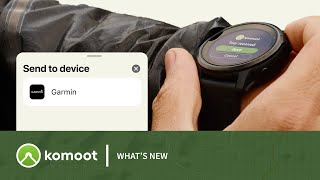 See komoot’s Send to Device feature for Garmin devices in action | What's New screenshot 5