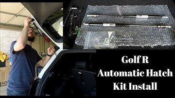 Golf R Automatic Hatch Pop Kit Install