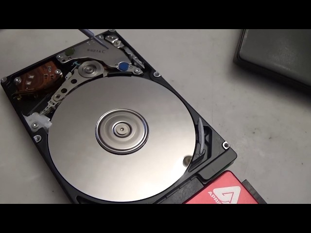 Blive kold tusind Blodig Take a look inside a hard drive while it's running - YouTube