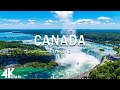 FLYING OVER CANADA (4K UHD) - Relaxing Music Along With Beautiful Nature Videos - 4K Video HD