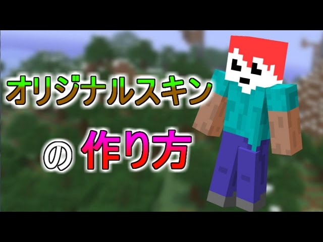 【PC版マイクラ】スキンの作り方&変え方【赤髪のとも】