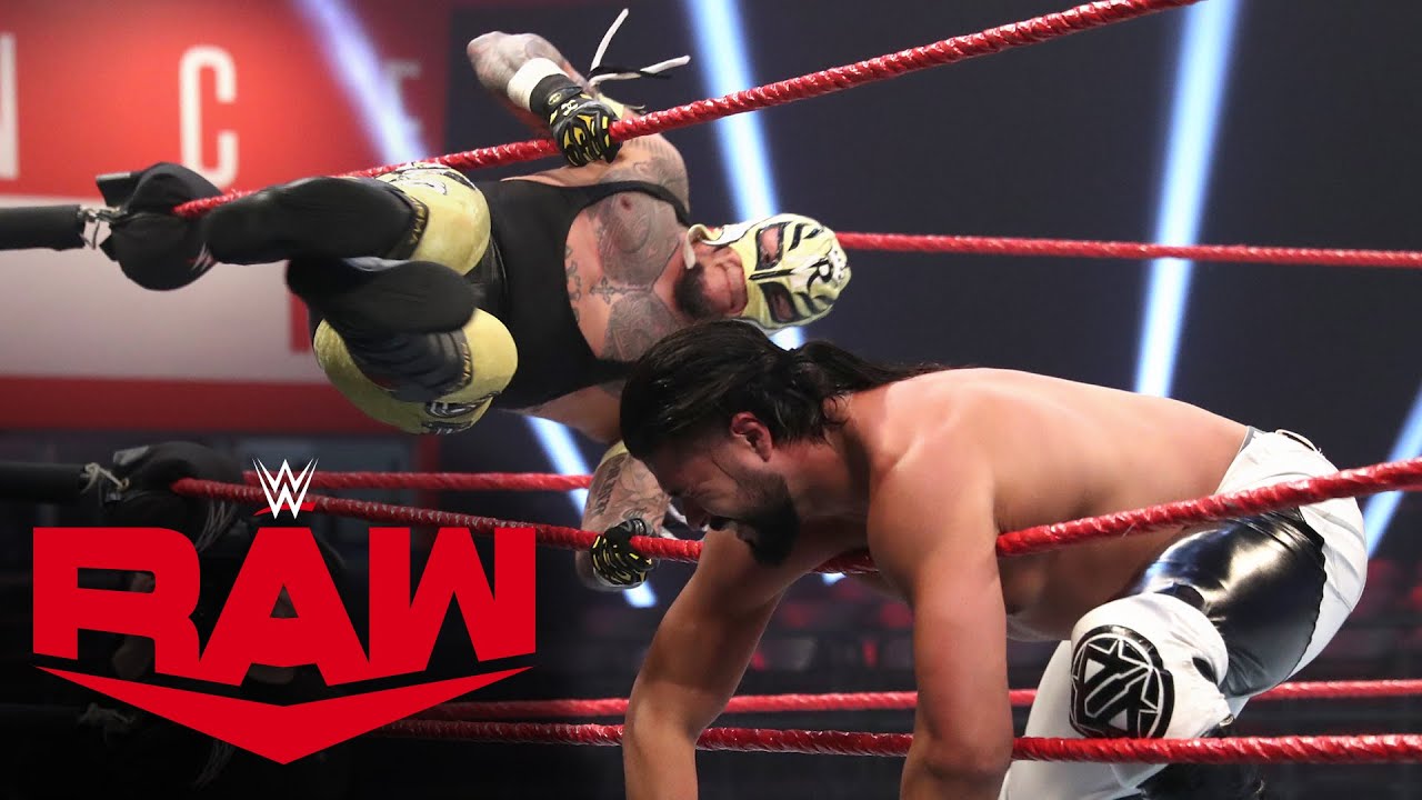 Rey Mysterio Vs Andrade Raw March 16 Youtube