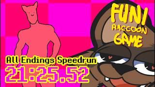 Funi Raccoon Game - All Endings Speedrun (21:25.52) screenshot 3