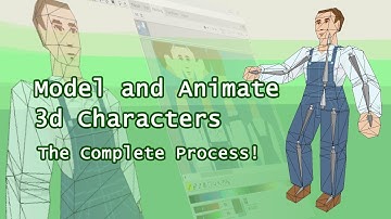 Model and animate a 3d character in Crocotile 3D