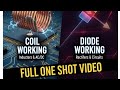 Working of Coil and Diode working and its types Full one shot video