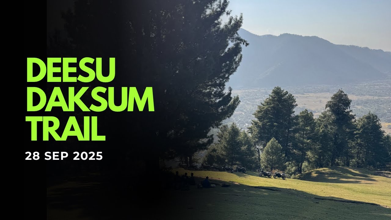 Ride towards Deesu Daksum Trail on 28 September 2025 
