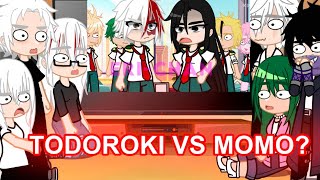 Pro Heroes, Todoroki Family And Parents React To Todoroki Vs Momo Mhabnha Gacha Club Au