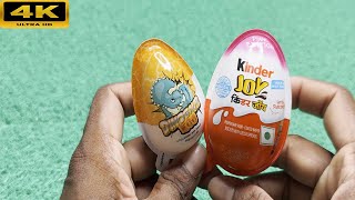 Yummy Kinder joy and Dinosaur Egg Platter || ASMR  || Oddly satisfying.