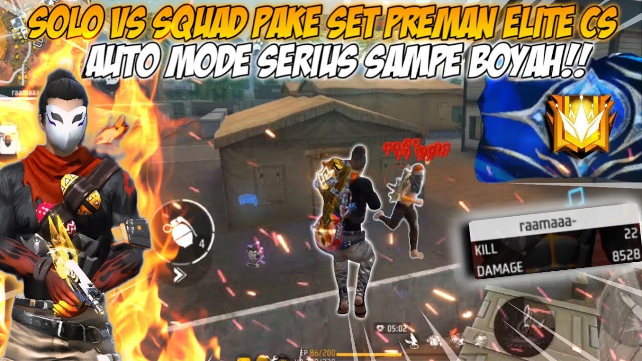 SOLO VS SQUAD PAKE BUNDLE KOMBINASI KEREN INI AUTO PANEN KILL - FREE ...