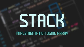شرح الـ stack implementation using array in c++