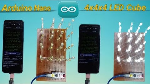 How to make a LED Cube at home | 4X4X4 LED Cube Using Arduino nano