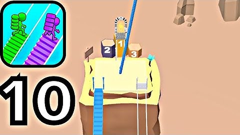 Bridge race - Gameplay Walkthrough Part 10 Best Racing Game (iOS, Android)