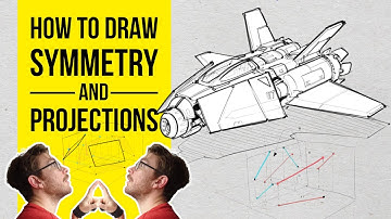How to draw symmetry and projections