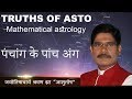 Online Mathematical Astrology Lesson  01, What is panchang ?