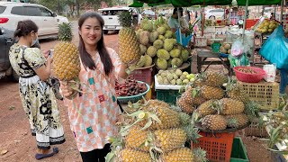 On the way from my trip, I buy pineapple for my recipe / Pineapple fried rice recipe