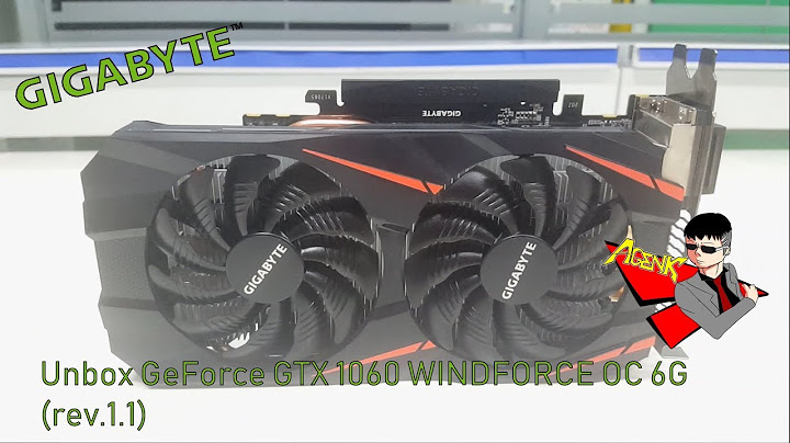 Gigabyte geforce gtx 1060 windforce oc 3g ม องสอง