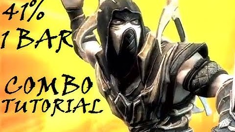 Injustice - Combo Tutorial - Scorpion (41% One Bar)